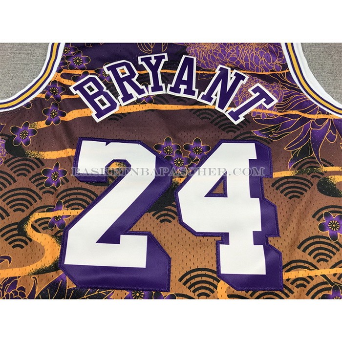 Maillot Los Angeles Lakers Kobe Bryant NO 24 Mitchell & Ness Lunar New Year Volet